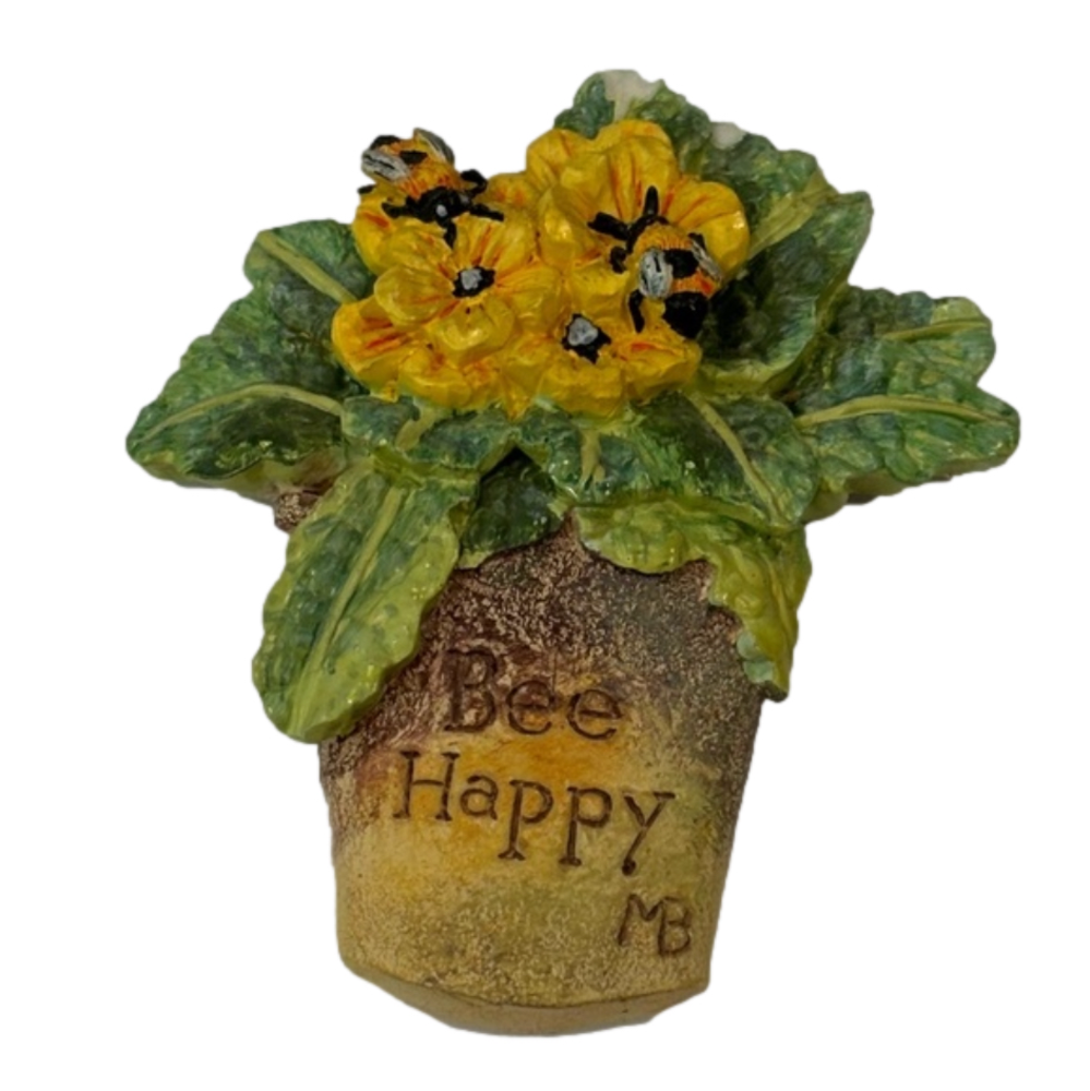 Vintage 1999 Hallmark MARJOLEIN BASTIN Bee Happy Magnet